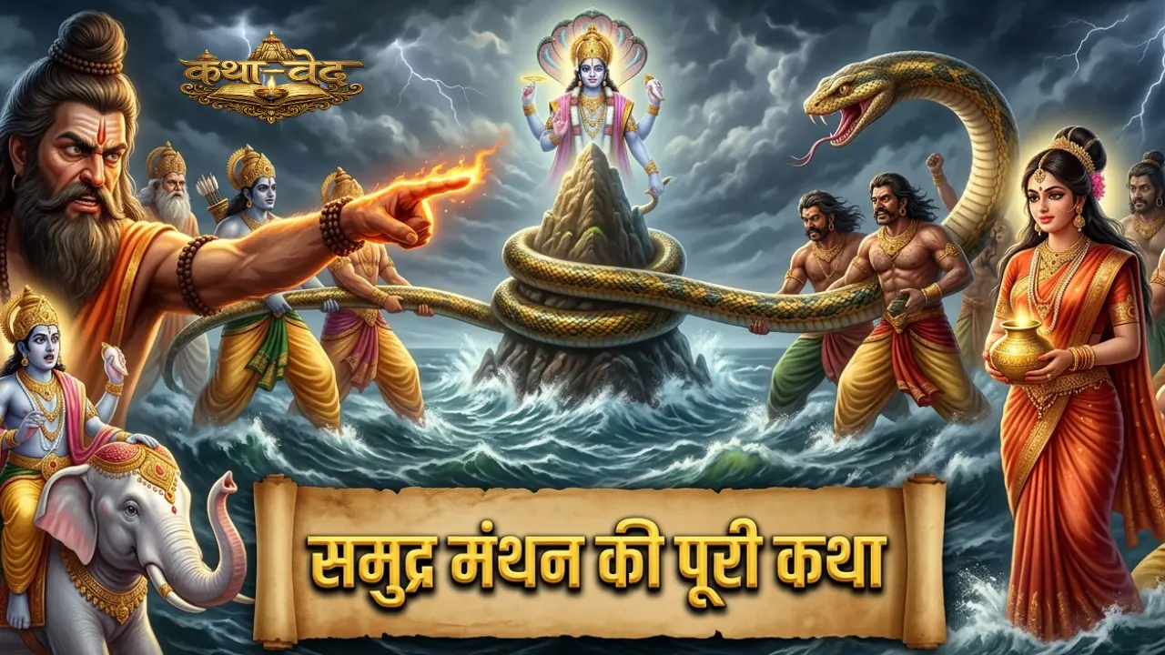 समुद्र मंथन की कथा | Samudra Manthan Story, अमृत मंथन कथा