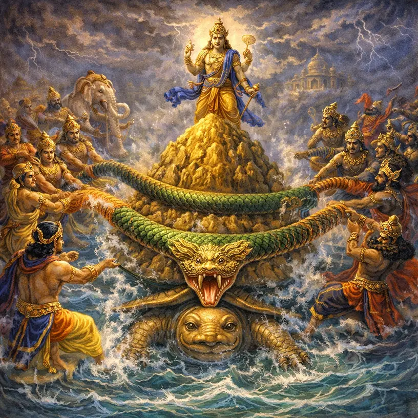 समुद्र मंथन की कथा (Samudra Manthan Story) 2 समुद्र मंथन की भव्य तैयारी , अमृत मंथन की कथा | Samudra Manthan Katha