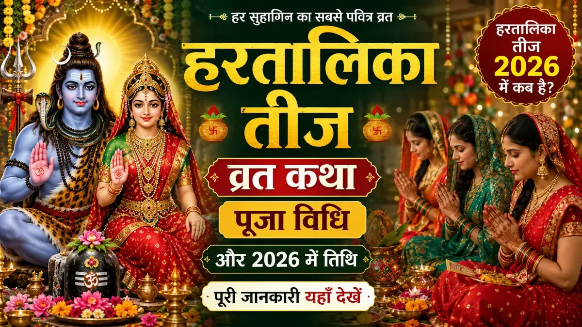 हरतालिका तीज व्रत कथा, पूजा विधि, Hartalika Teej Vrat Katha